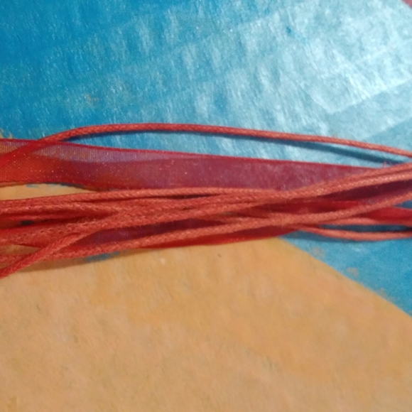 🌙18k Orgone Resin Heart Goldflake Millefiori - Picture 9 of 9